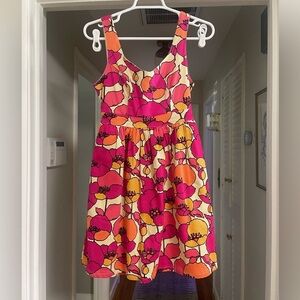 GUC Judith March Floral Fit And Flare Dress